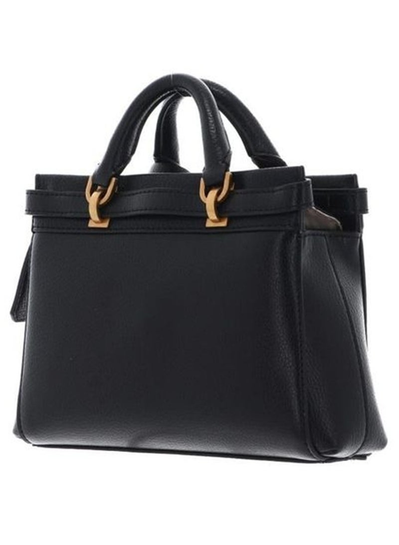 GUESS Sestri Pebbled Faux Leather Satchel Bag - Image 2