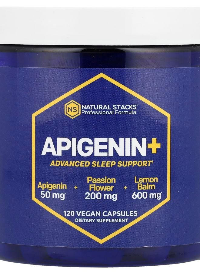 Natural Stacks Apigenin+ 120 Vegan Capsules - Image 1