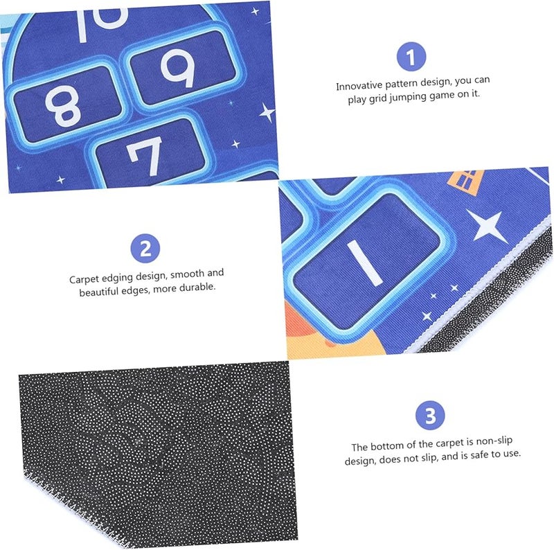 سجادة ألعاب القفز غير القابلة للانزلاق للأطفال - بساط اللعب الناعم التعليمي النشط - Image 5