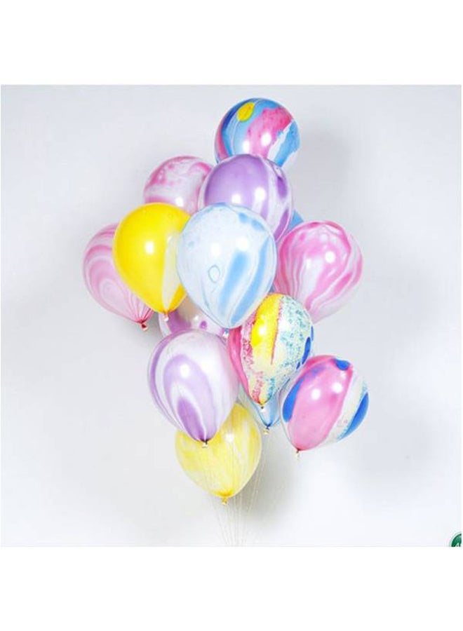 Loquat Unicorn Marbled Decorative Balloon - Image 2