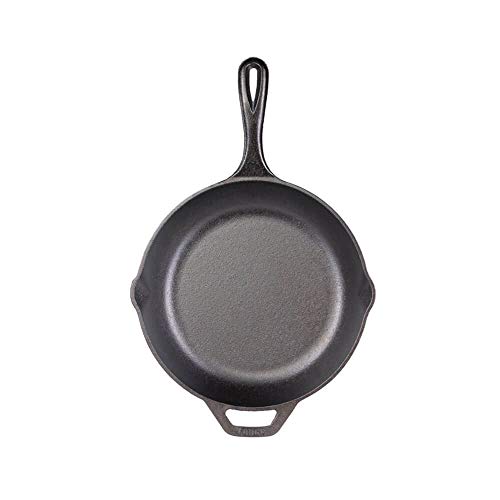 Lodge Chef Collection 10" Pre-Seasoned Cast Iron Skillet - Kitchen Essential for Frying & Searing - Image 2