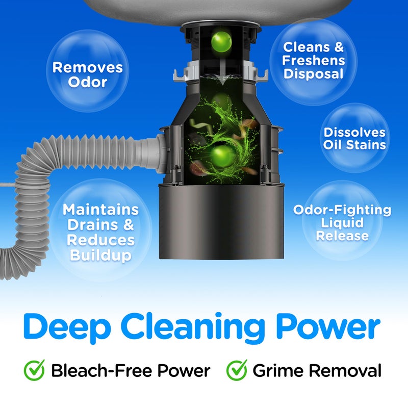 COMPAC HOME Plink Garbage Disposal Cleaner and Deodorizer, Freshens Your Kitchen and Waste Disposal, Assorted, 30 Count - Image 3