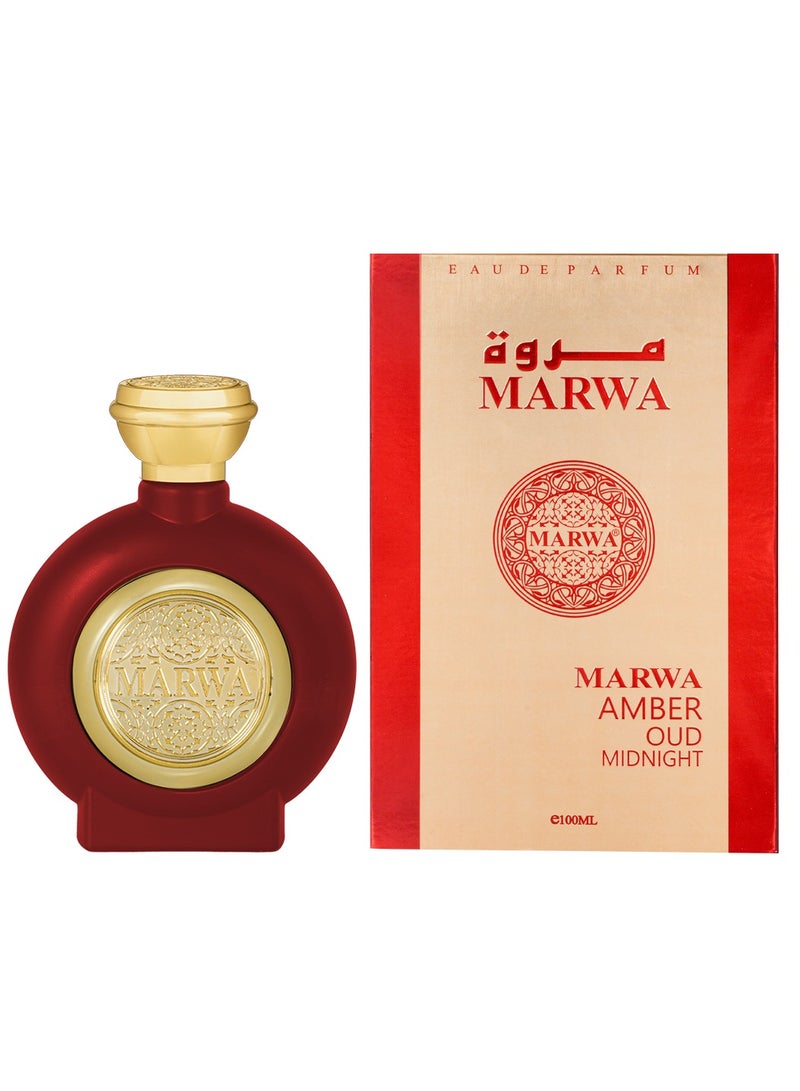 mahabub MARWA AMBER OUD MIDNIGHT 100ML From Mahabub perfumes - Image 3