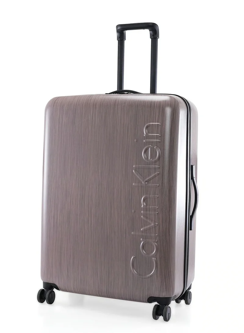 CALVIN KLEIN Calvin Klein South Hampton Hardside Spinner Luggage On Wheels, Ultra Lightweight ABS, 4 Double Wheels