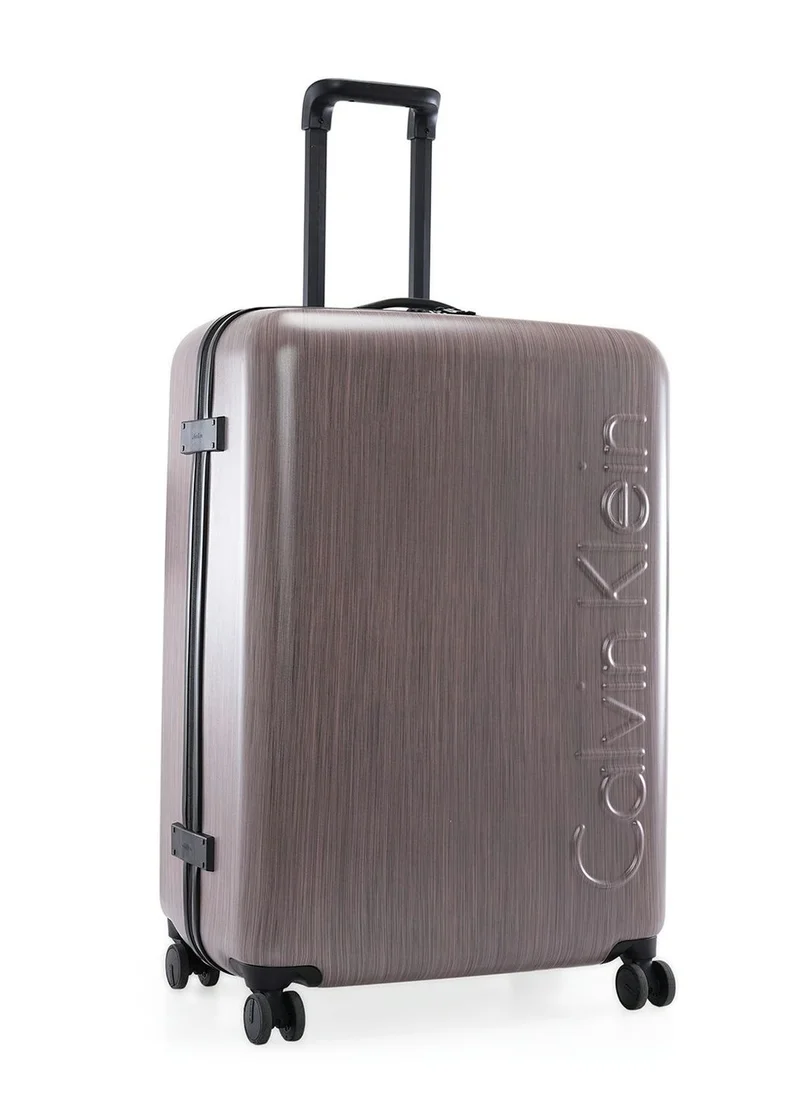 CALVIN KLEIN South Hampton Hardside Spinner Luggage On Wheels, Ultra Lightweight ABS, 4 Double Wheels