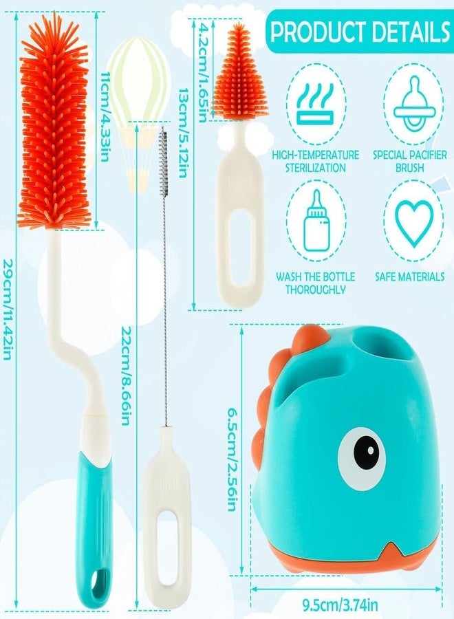 RAMNATH IMPEX RAMNATH Bottle Brush, Bottle Brush Cleaner, Brush Set, Water Bottle Cleaner Brush Set with Straw & Long Handle Silicon Brush for Narrow Neck Containers, Baby Bottles, Hydro Flask, Sports Bottle. - Image 2