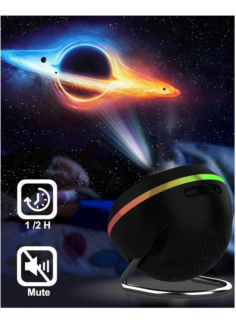 TIGER Galaxy Projector | 13-in-1 Planetarium Star Projector | Solar System Projector for Kids Bedroom Ceiling Decor | Starry Sky Night Light with Timer & RGB Effects – Ideal for Relaxation and Sleep  - Image 4