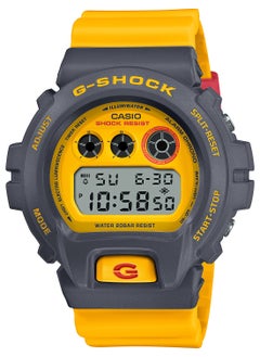 Men's Digital Resin Wrist Watch DW-6900Y-9DR - 40 Mm