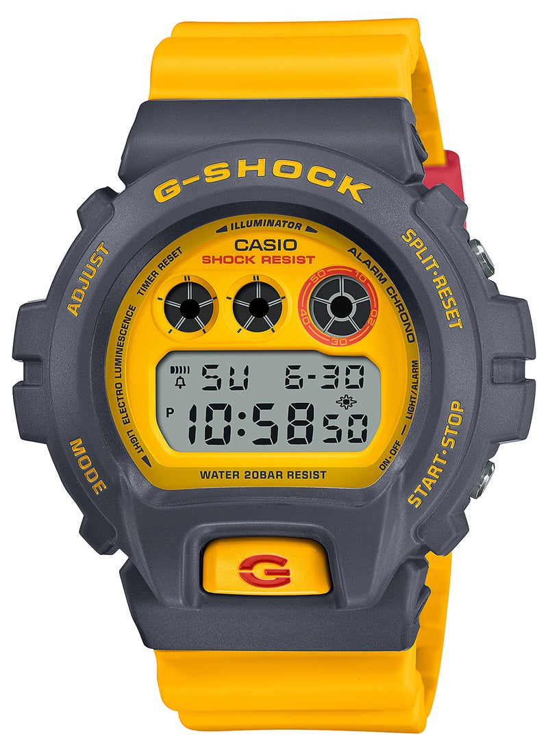 G-SHOCK - Men's Digital Resin Wrist Watch DW-6900Y-9DR - 40 Mm - Image 1