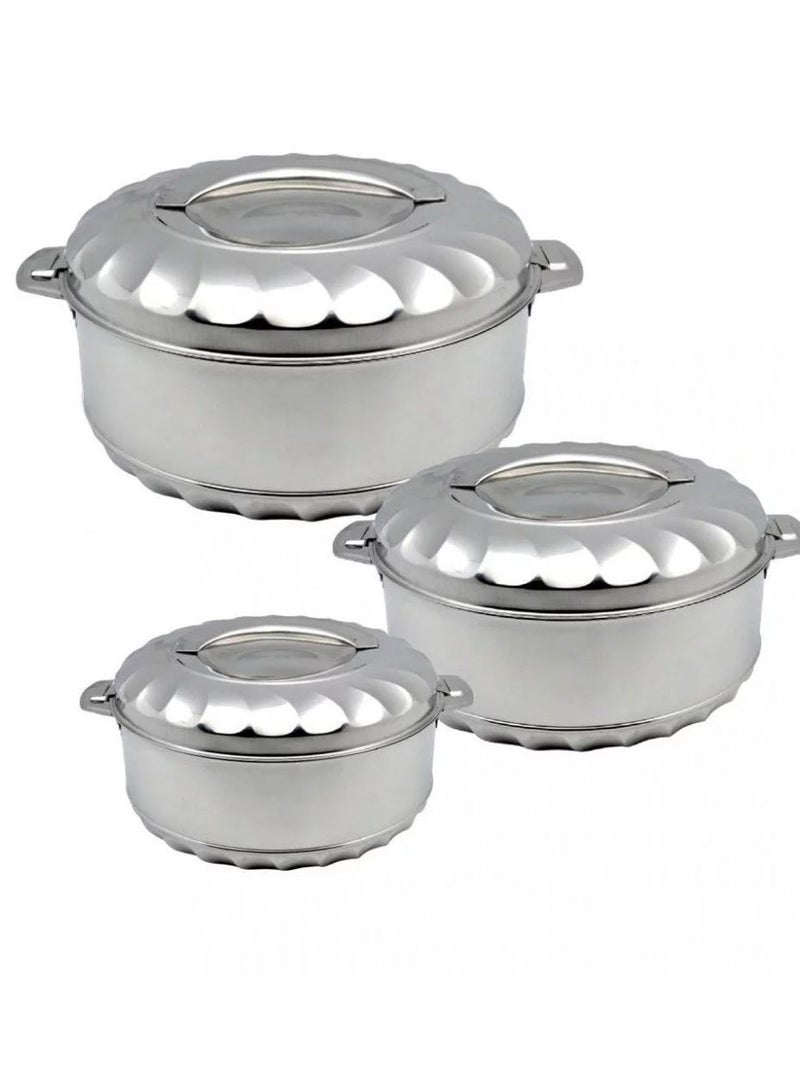 ماكس فريش حافظات طعام استيل ماكس فريش 3 طقم  19-24056 - Image 1