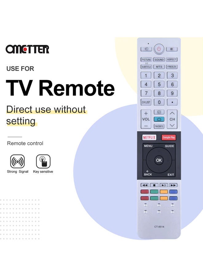 OMETTER Original Remote Control CT-8514 for TOSHIBA LCD TV 8522 8538 - Image 5