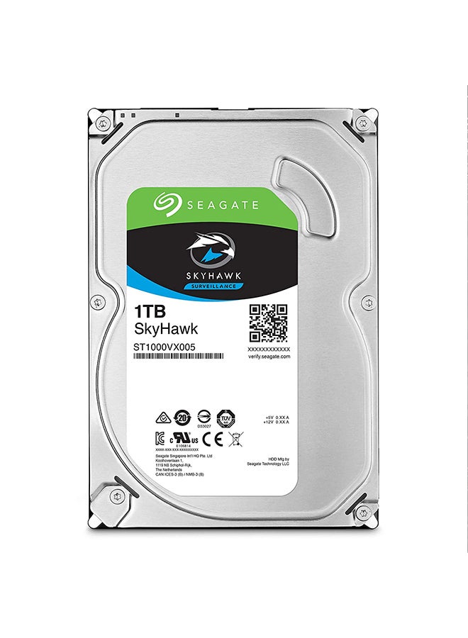 Seagate SkyHawk 1TB Surveillance Hard Drive 64MB Cache SATA 6.0Gb/s 3.5" Internal Hard Drive 1 TB - Image 2