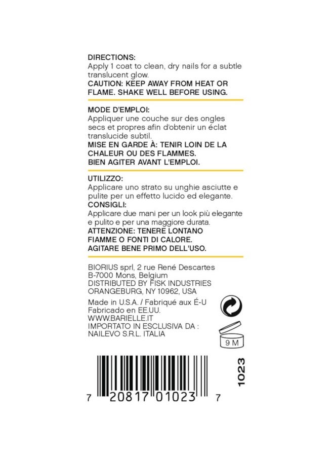 BARIELLE Nail Brightener 0.50Ounces Glass Bottle  - Image 2
