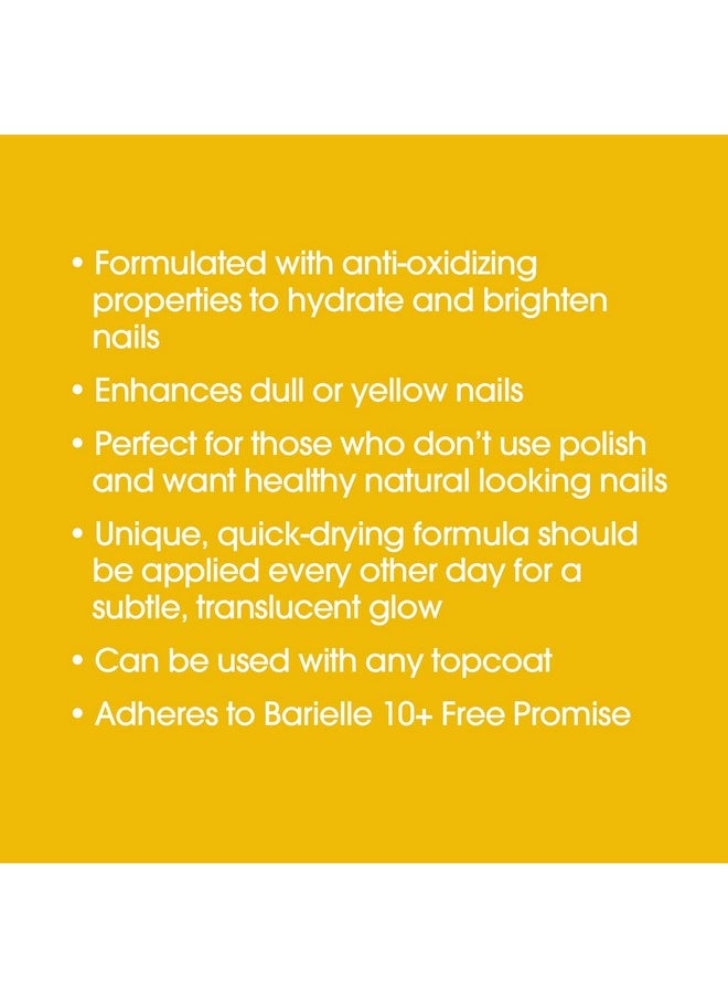 BARIELLE Nail Brightener 0.50Ounces Glass Bottle  - Image 4
