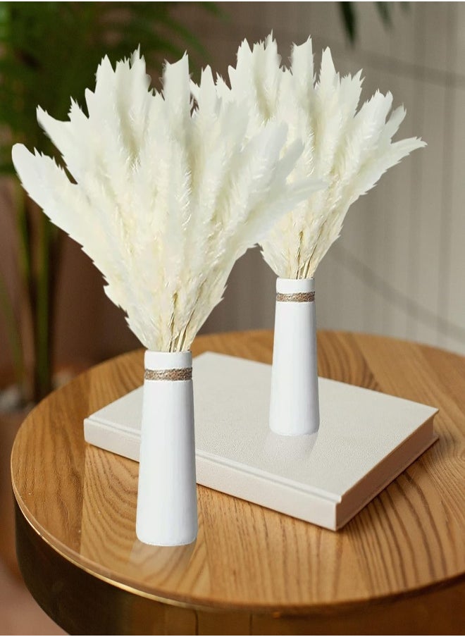 Yatai - 30 Pcs Faux Pampas Grass Large, Artificial Pampas Grass Decor Tall, Floor Vase Filler, Dried Flowers For Flower Arrangements Wedding Home Party Decor | White - Image 1