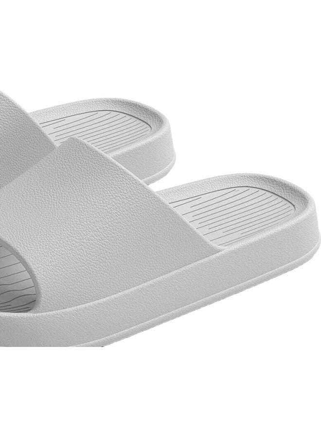 Lurad Slippers For Men, Shower Sandals, Soft-Soled, For Home Use, Eva Material, Couples, Indoor Bathroom Slippers For Women, Black, Size 43-44 - Image 2