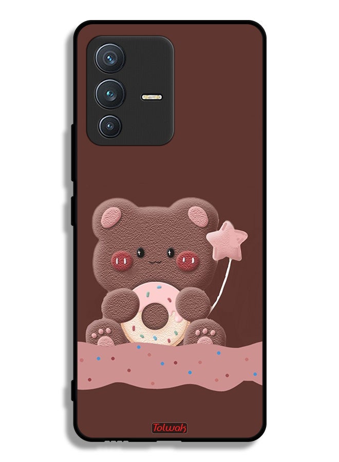 Tolwak Vivo V23 5G Protective Case Cover Donut Bear - Image 1