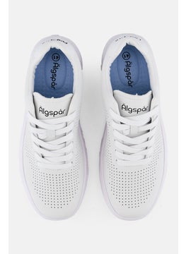 Algspar Men Lace Up Casual Shoes, White  - Image 2