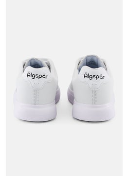 Algspar Men Lace Up Casual Shoes, White  - Image 3