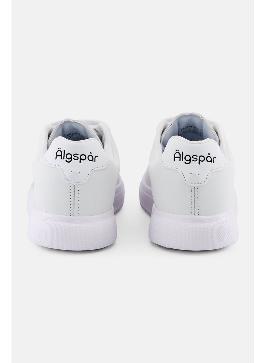 Algspar Men Lace Up Casual Shoes, White  - Image 3