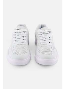 Algspar Men Lace Up Casual Shoes, White  - Image 4