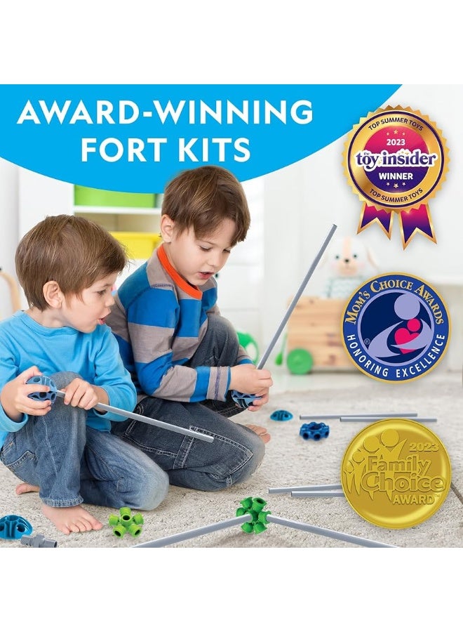 NATIONAL GEOGRAPHIC National Geographic Indoor Fort Building Kit - 225 Pieces for Creative Play, STEM Building Toys for Kids Ages 6-12, Blanket Fort (Amazon Exclusive)  - Image 5