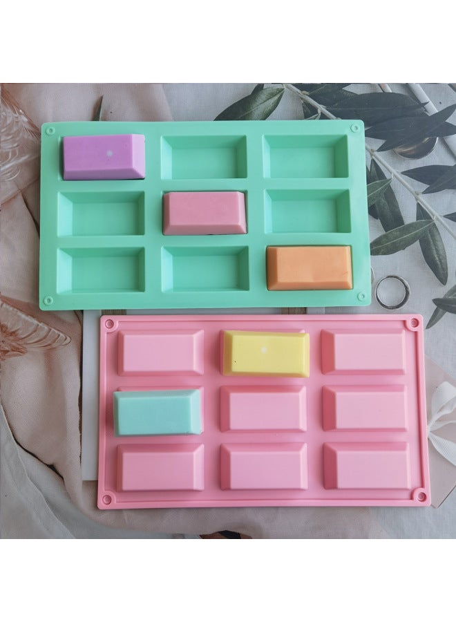9-piece Feinan Snow Silicone Mold Mousse Cake Mold Bread Jelly Pudding Ice Cream Dessert Oven-Specifications:Rice Powder - Image 1