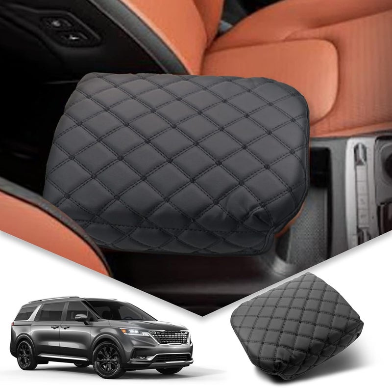 BIBIBO for 2023 2024 Kia Carnival Center Console Armrest Cover:Kia Carnival 2023 2024 Accessories 2022-2024 Kia Carnival KA4 Arm Rest Cover,Kia Carnival 2024 Console Cover,2024 Kia Carnival Armrest - Image 1