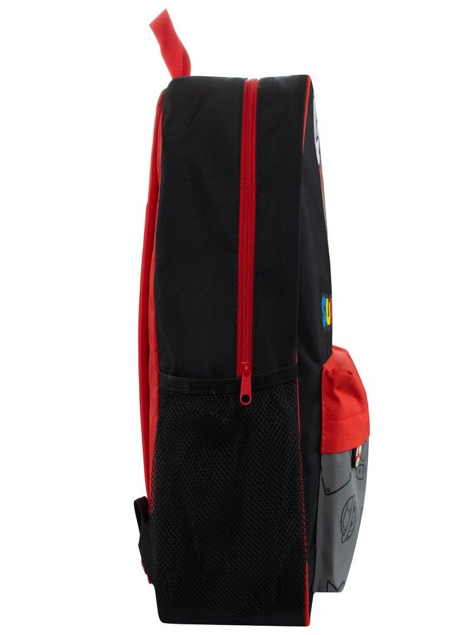 Super Mario Backpack | Boys School Bag | Boys Back Pack | Black One Size - Image 3