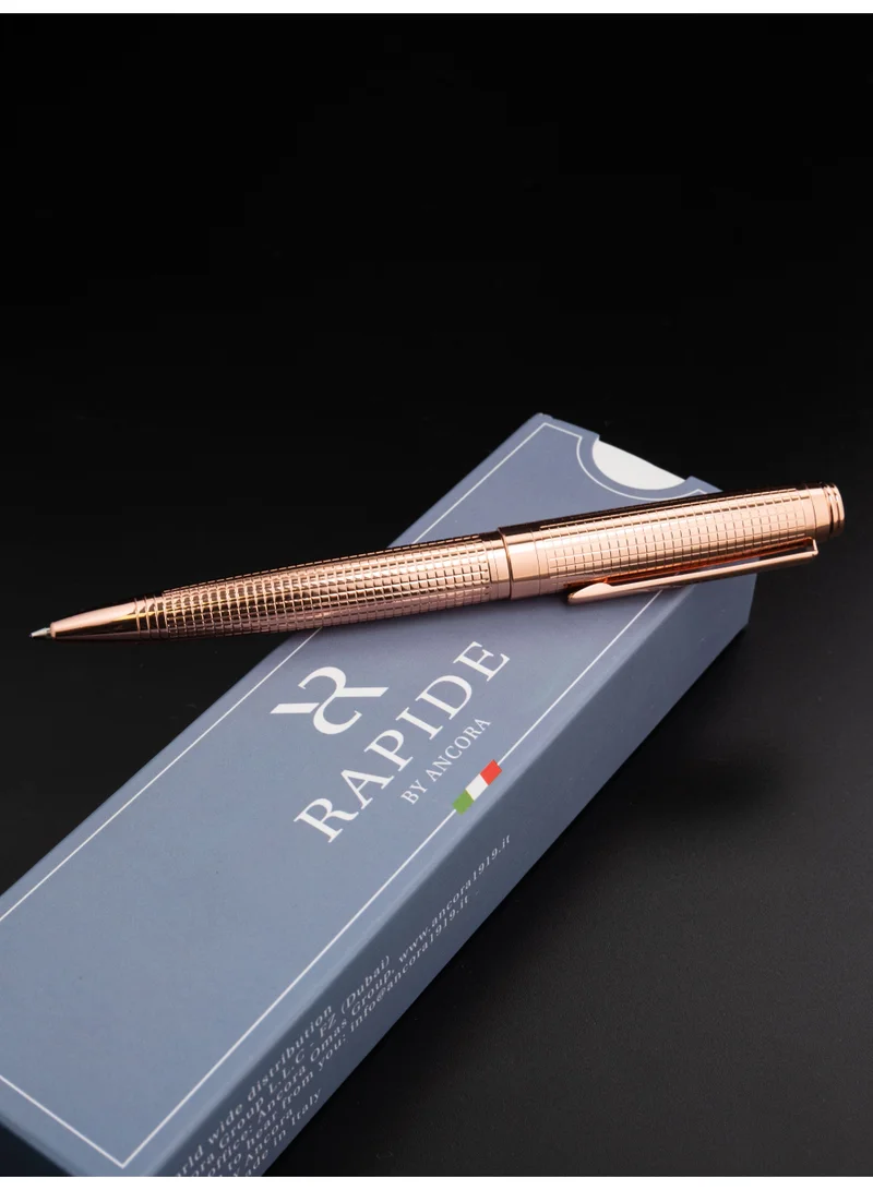 Ancora Rapide Venice Ballpoint Pen – Pink/Gold Finish, Italian Craftsmanship