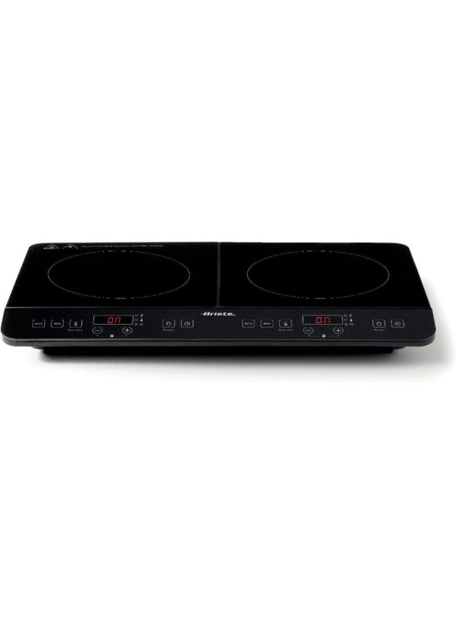 أريتي 2000W + 1500W Double Induction Hot Plate Black 6.5 x 35 x 58 cm 00C199800ARAS 3500 W 00C199800ARAS - Image 1