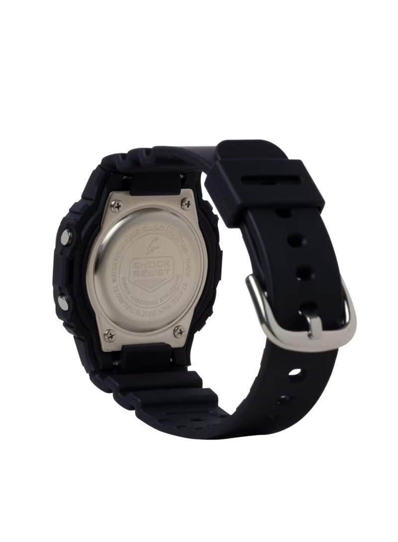Casio G-Shock Watch - GMD-S5600-1DR Gold Dial, Black Band - Image 3