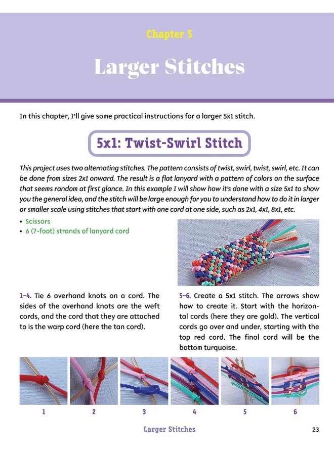null - The Little Book of Plastic Lace Crafts: A Step-By-Step Guide to Making Lanyards, Key Chain - Image 1