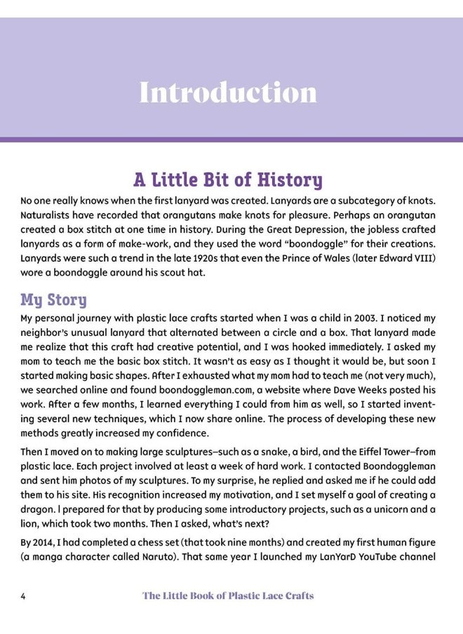 null - The Little Book of Plastic Lace Crafts: A Step-By-Step Guide to Making Lanyards, Key Chain - Image 1
