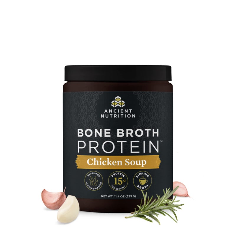Ancient Nutrition Bone Broth Protein Powder Chicken Soup GrassFed Chicken and Beef Bone Broth Powder 15g Protein Per Serving Supports a Healthy Gut 15 Servings - Image 3