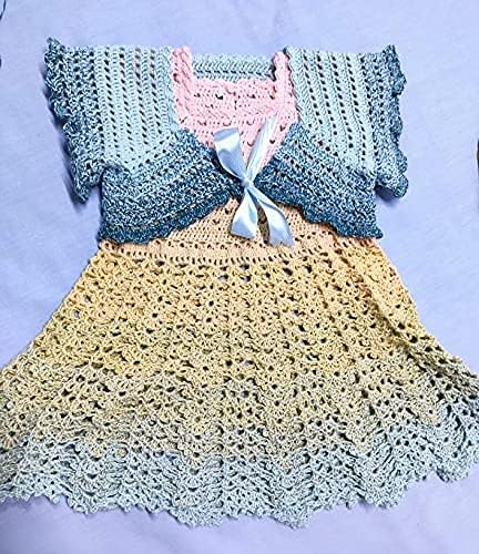 YarnArt خيوط يارن آرت فلورز مونلايت جليتر قطن وزن 917 أونصة طول 1093 ياردة قوس قزح كروشيه معدني لوريكس يدوي لامع فضي كعكة متعددة الألوان قطن قوس قزح كروشيه 3292 - Image 4