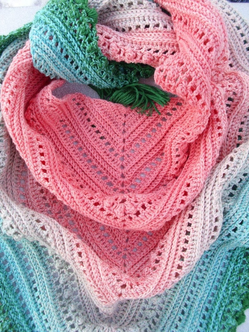 YarnArt خيوط يارن آرت فلورز مونلايت جليتر قطن وزن 917 أونصة طول 1093 ياردة قوس قزح كروشيه معدني لوريكس يدوي لامع فضي كعكة متعددة الألوان قطن قوس قزح كروشيه 3292 - Image 3