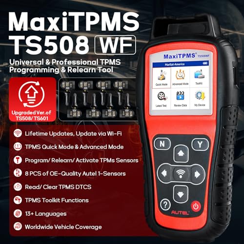 Autel MaxiTPMS TS508WF KIT 2025 TPMS Programming Tool with 8PCS Autel MX Sensor ($229), Tire Sensor Programmer, Relearn/Activate/Read/Copy TPMS Sensors, TPMS Reset, WiFi Ver. of TS601 TS508 TS501 ﻿ - Image 3