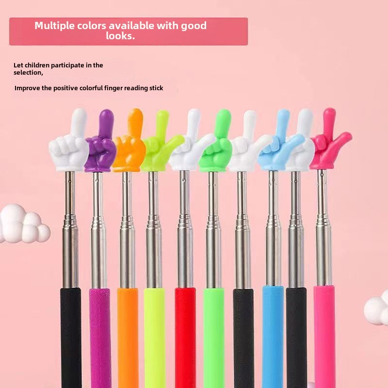 Educational Presentation Stick Pink [two fingers]]