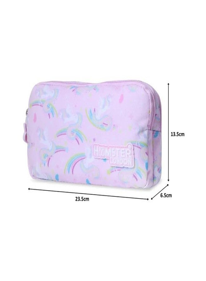 HAMSTER London School Bundle Set for Kids (4-in-1) – 16 Inch Backpack, Sling Bag, Pencil Pouch & Sipper Bottle | Stylish, Durable & Lightweight School Bag Combo for Boys & Girls (Pink) - Image 3