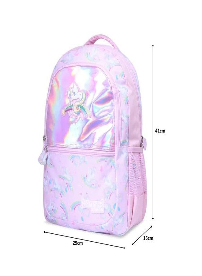 HAMSTER London School Bundle Set for Kids (4-in-1) – 16 Inch Backpack, Sling Bag, Pencil Pouch & Sipper Bottle | Stylish, Durable & Lightweight School Bag Combo for Boys & Girls (Pink) - Image 4