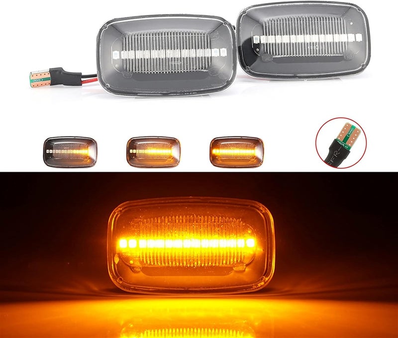 DEMULAX Dynamic Turn Signal Side Marker Lights for Toyota - Image 4
