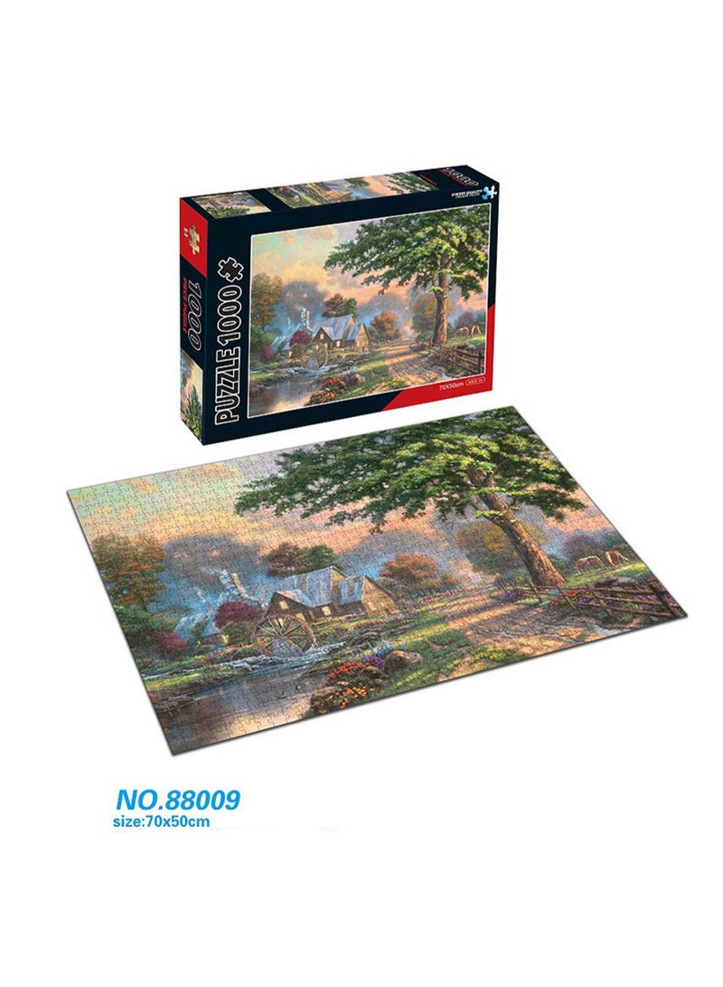 1000 Pieces Jigsaw Puzzle Stress Relief Educational Developmental Toy 70x50cm - Image 2