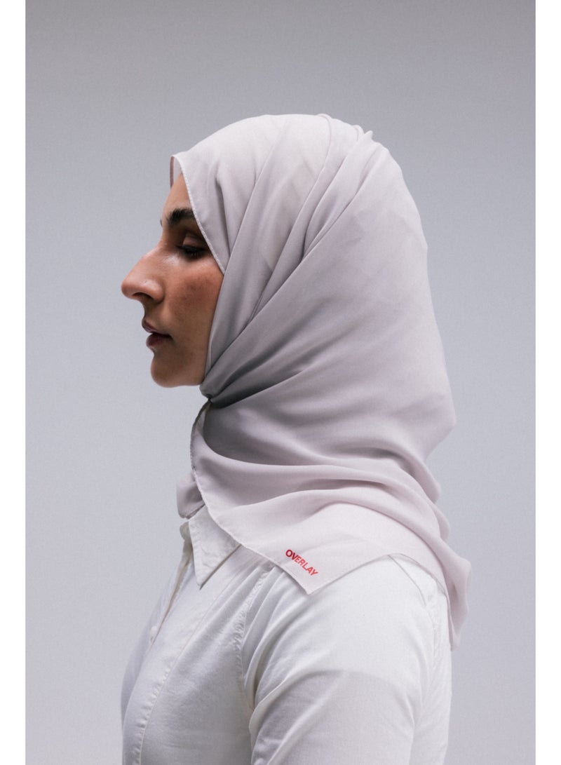 Overlay CHIFFON HEADSCARF - DOVE - Image 3