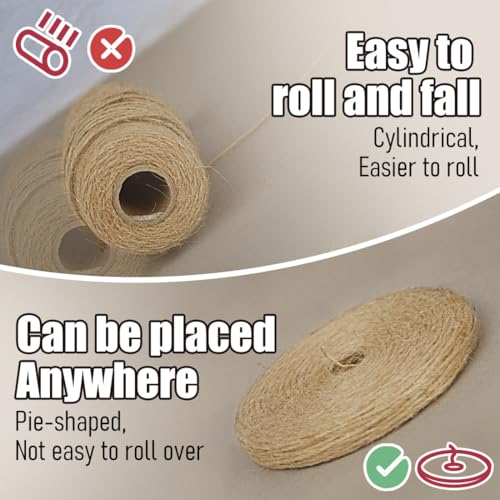 PH PERKHOMY PerkHomy Garden Twine Strong Natural Jute 400 Feet Long Brown Twine for Gardening Tomato Climbing Plant Tie Floristry Crafts Gift Wrapping Packing Decor (Brown 2mm * 400feet) - Image 3