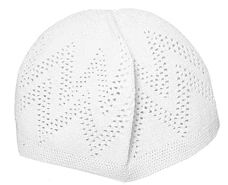 bonballoon Wholesale Kufi Lot of 3 Pcs Colors Muslim Koofi Kofi Hat Topi Cotton Turkish Skull Cap Islamic Muslim Islam Prayer Takke Knit Style Helmet Liner Hats Caps for Men, One Size - Image 2