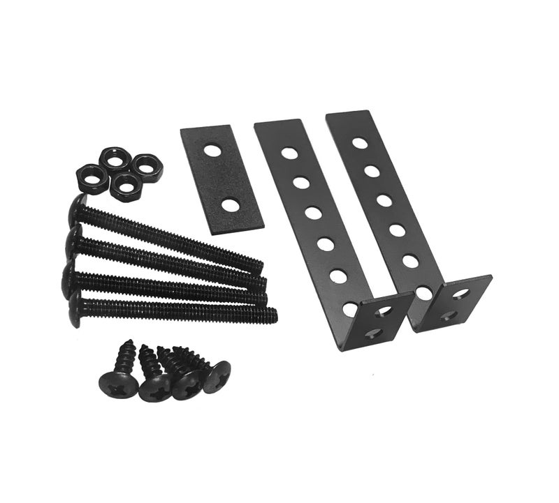 Coolerguys Fan Mount/Stand Bracket Kit (Black Metal) - Image 1