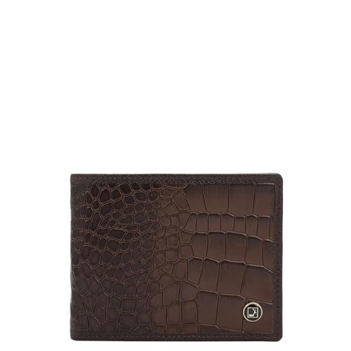 Da Milano RFID Protected Leather Wallet for Men with Card Slot - Brown - Image 1