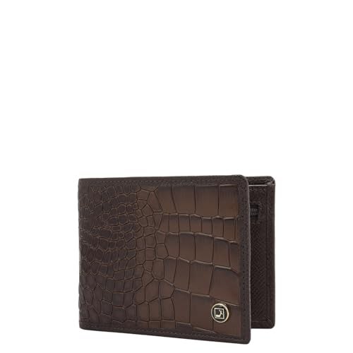 Da Milano RFID Protected Leather Wallet for Men with Card Slot - Brown - Image 2