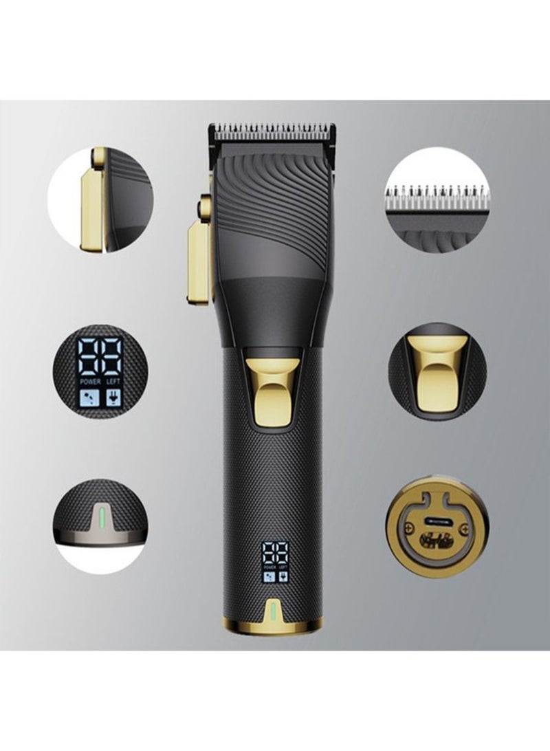 general Hair Clippers for Men Cordless Professional for Barbers Grooming Kit Rechargeable Hair Cutting Kit LED IPX7 Waterproof (Black) - Image 3